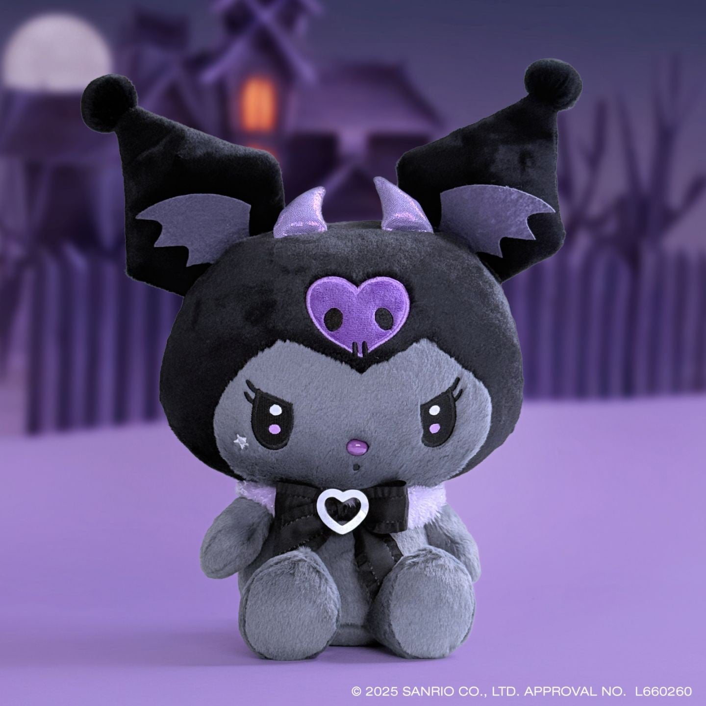 SANRIO | Kuromi Plush Toy Plush Doll M 265×140×320mm(Dark Little Devil)