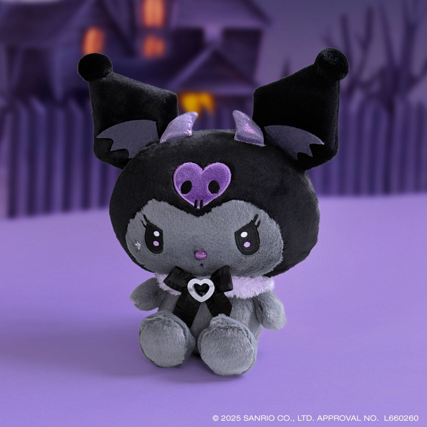 SANRIO | Kuromi Plush Toy Plush Doll S 200×115×240mm(Dark Little Devil)