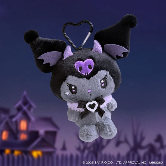 SANRIO | Kuromi Mascot Holder Bag Charm Plus Keychain 150×85×140mm(Dark Little Devil)