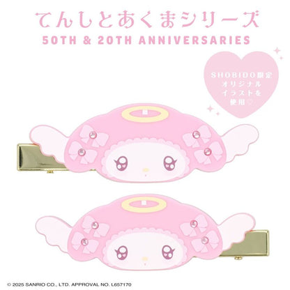 SANRIO | My Melody Acrylic Hair Clip 40×70ｍm (Angel and Little Devil)