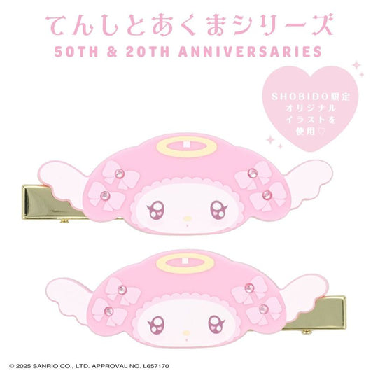 SANRIO | My Melody Acrylic Hair Clip 40×70ｍm (Angel and Little Devil)