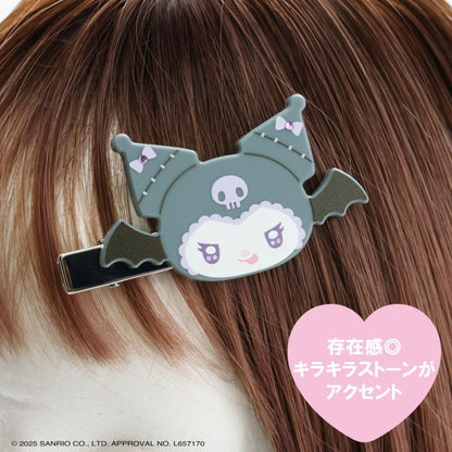 SANRIO | Kuromi Acrylic Hair Clip 40×70ｍm (Angel and Little Devil)