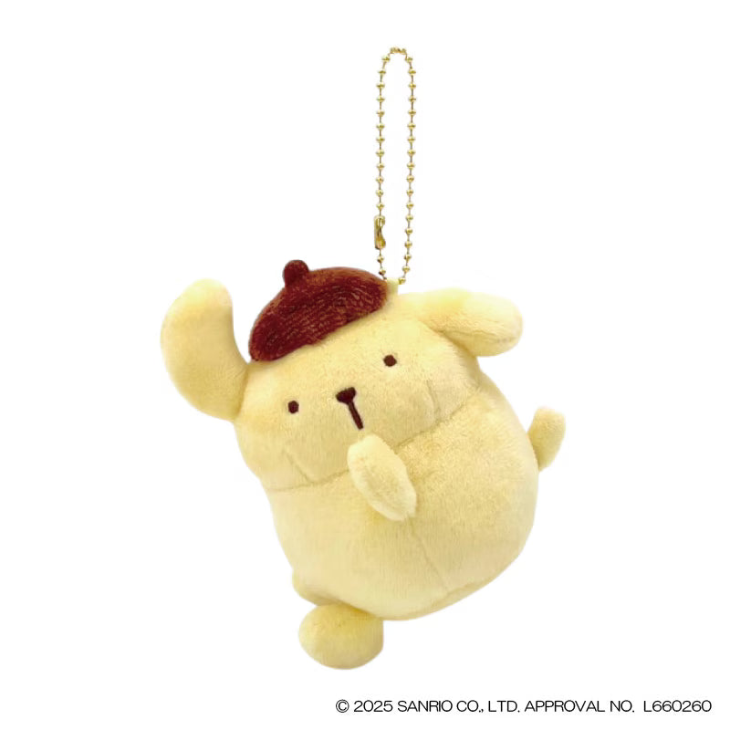 SANRIO | Pompompurim Oops Butt Mascot Holder Bag Charm Keychain 100x80x115mm (30th Anniversary)
