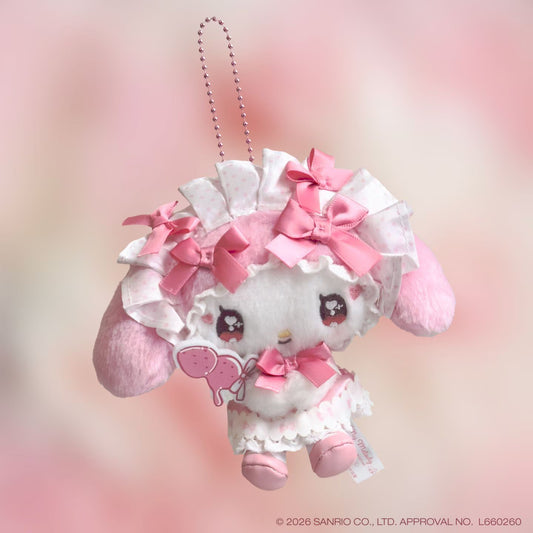 DOLLY MIX PETIT x SANRIO | My Melody Mascot Holder Bag Charm Keychain 135x65x125mm (Sleeping Soundly)