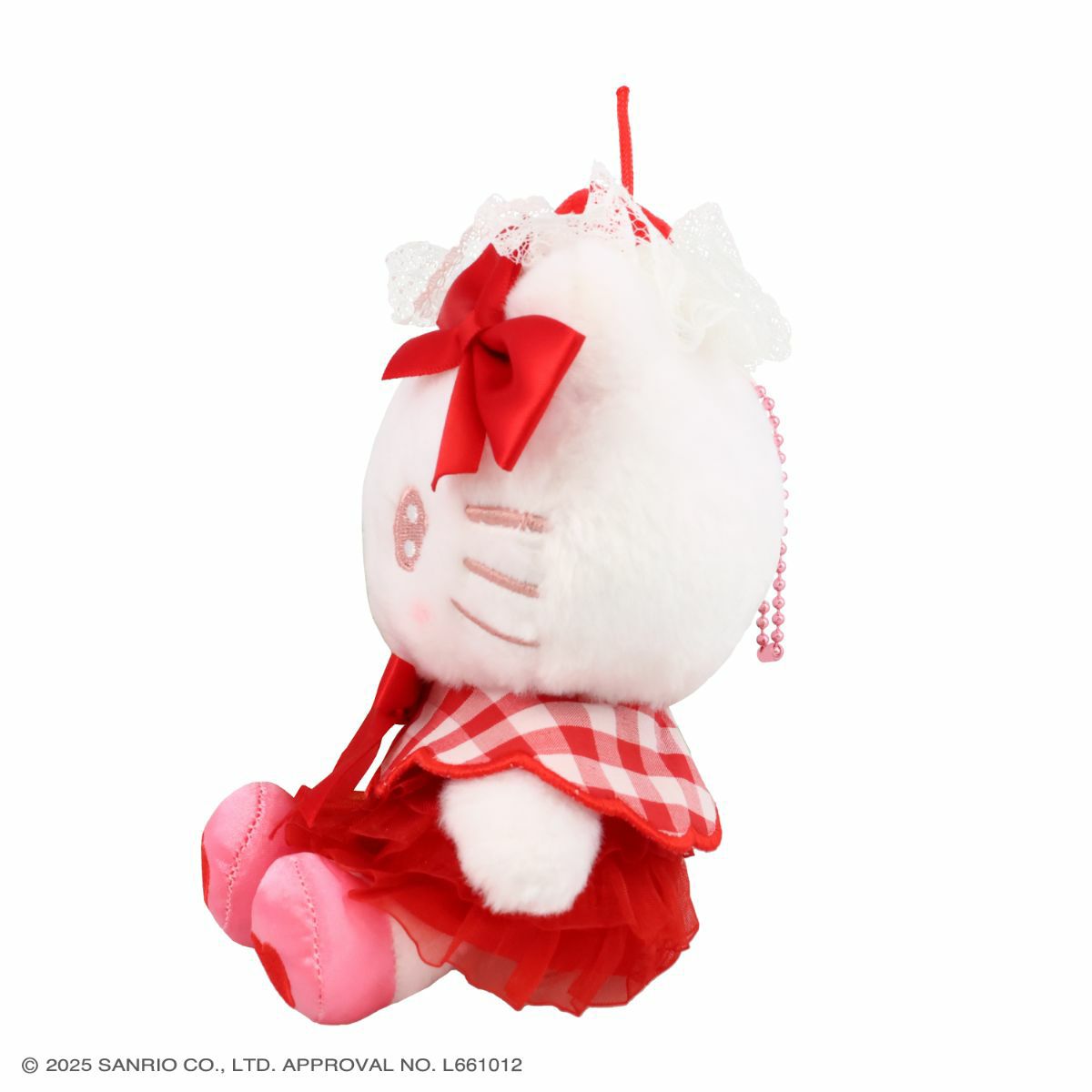 SANRIO | Hello Kitty Mascot Charm Bag Charm Keychain 190x70x50mm (Whip Cherry Series)