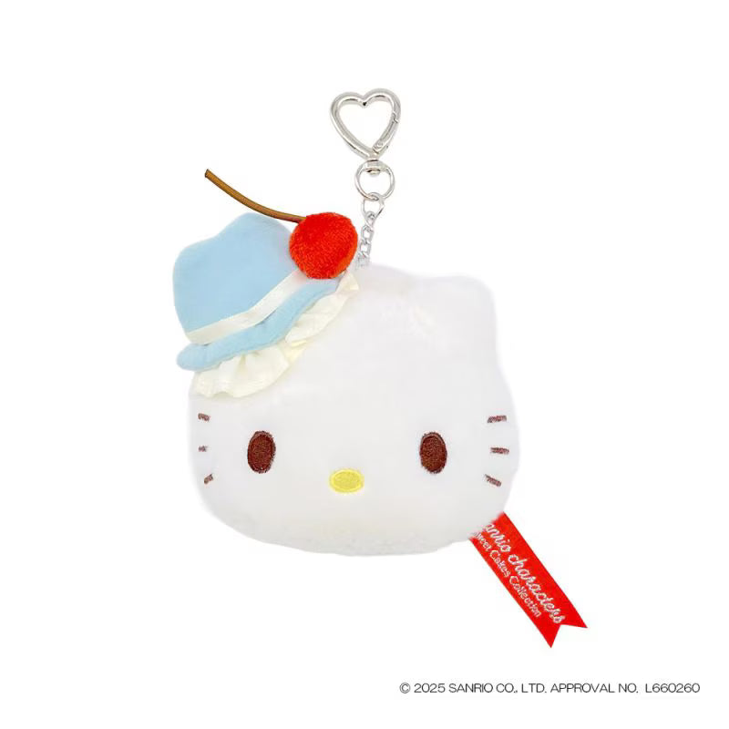 SANRIO | Dear Daniel Mini Pouch Mini Carabiner 100x80x55mm (Sky Blue Cherry Cake)