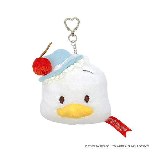 SANRIO | Pekkle Mini Pouch Mini Carabiner 100x80x55mm (Sky Blue Cherry Cake)