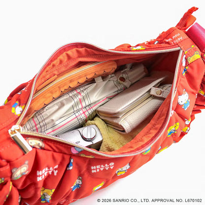 SANRIO x ACCOMMODE | Hello Kitty Quilting Frill Shoulder Bag 320x190x100mm