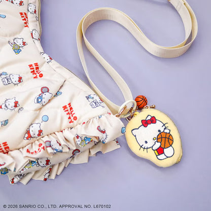 SANRIO x ACCOMMODE | Hello Kitty Mini Pouch Charm 86x70x20mm (Basketball)