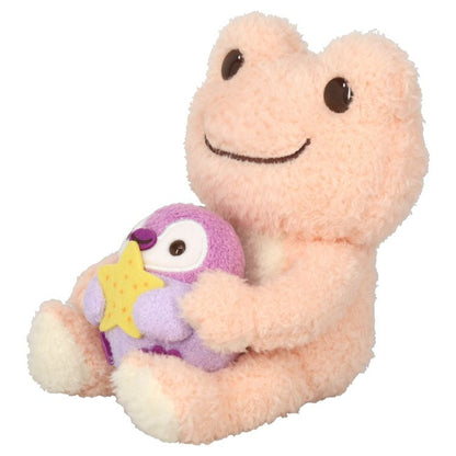 Pickles the Frog | Plush Doll Toy H15×W11×D13cm (Sea Friends Penguin)