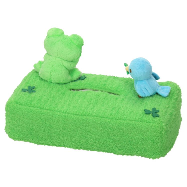 Pickles the Frog | Plush Tissue Box Cover 4548643210180 (Rabbit Wakaba Green)
