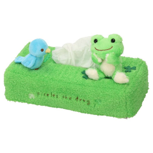 Pickles the Frog | Plush Tissue Box Cover 4548643210180 (Rabbit Wakaba Green)