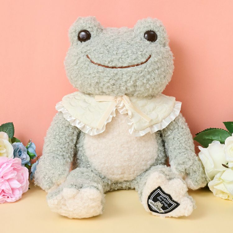 Pickles the Frog | Plush Toy Bean Doll Plush 290×220×250mm (Favori Brie)