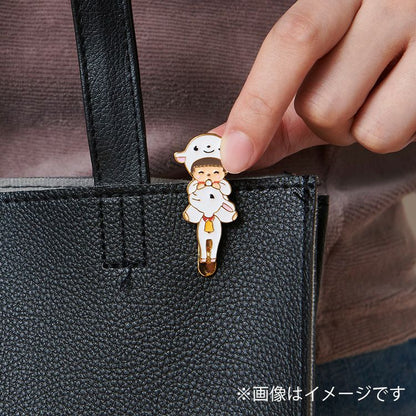 Heidi X Monchhichi | 50Th Anniversary Mental Bag Key Clip Keychain 2.3Cm 4.7Cm（Mini Josef Bebichich)