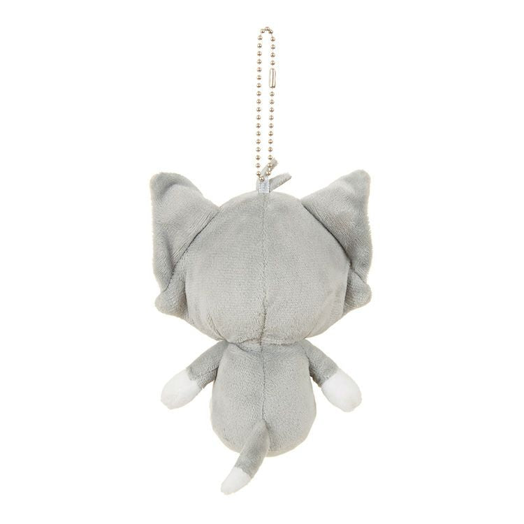 Monchhichi | Mascot Holder Plush Keychain Bag Charm SS H11×W8×D6cm (Tom & Jerry - Tom)
