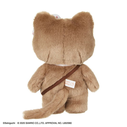 Monchhichi x Hello Kitty | Sekiguchi Plush Doll Toy H20×W12×D10cm (Special Collab 2nd Edition/Limited Edition)