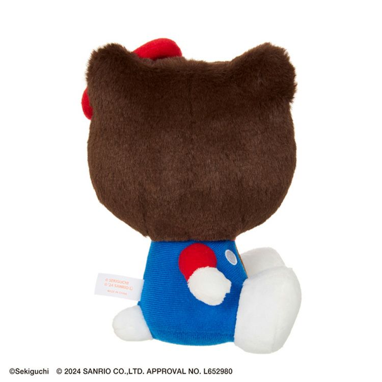 Monchhichi × Sanrio | Plush Toy H18×W13×D11Cm (Hello Kitty)