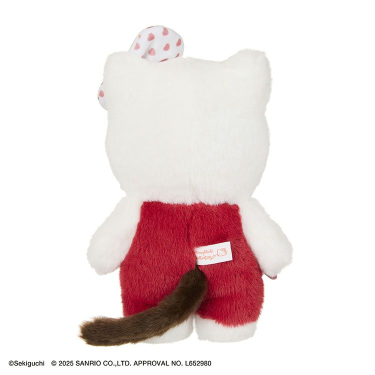 Monchhichi x Hello Kitty | Sekiguchi Plush Doll Toy H20×W12×D10cm (Special Collab 2nd Edition/Limited Edition)
