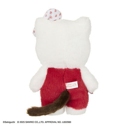 Monchhichi x Hello Kitty | Sekiguchi Plush Doll Toy H20×W12×D10cm (Special Collab 2nd Edition/Limited Edition)