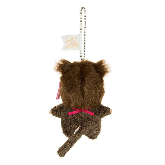 Monchhichi | Sekiguchi Bebichhichi Mascot Holder Plush KeyChain 13×6.5×7cm (20th Annoversary Girl)