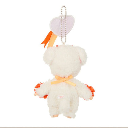 Monchhichi | Chamu Mascot Holder Plush Keychain Bag Charm H14×W8.5×D5.5cm (Happy Color)