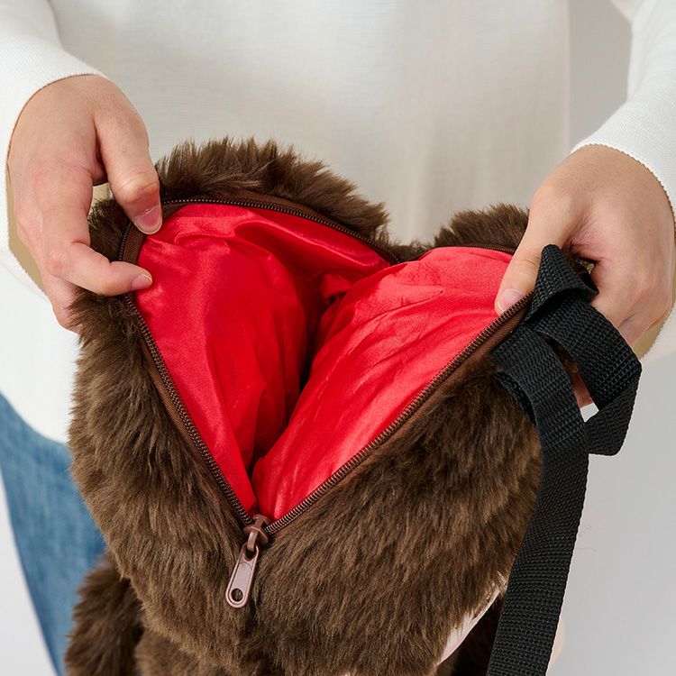 Monchhichi | Monchhichi Plush Backpack 32×W22×34cm (Monchhichi-kun Boy)