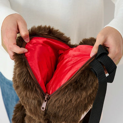 Monchhichi | Monchhichi Plush Backpack 32×W22×34cm (Monchhichi-kun Boy)