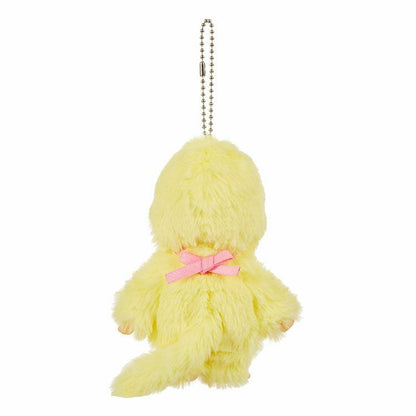 Monchhichi | Plush Keychain Bag Charm 135×85×55m (Color Yellow)