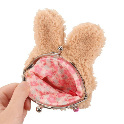 Monchhichi | Mascot Coin Case Purse H14 x W10 x D1.5 cm (Rabbit Sweet Brown Chimtan)
