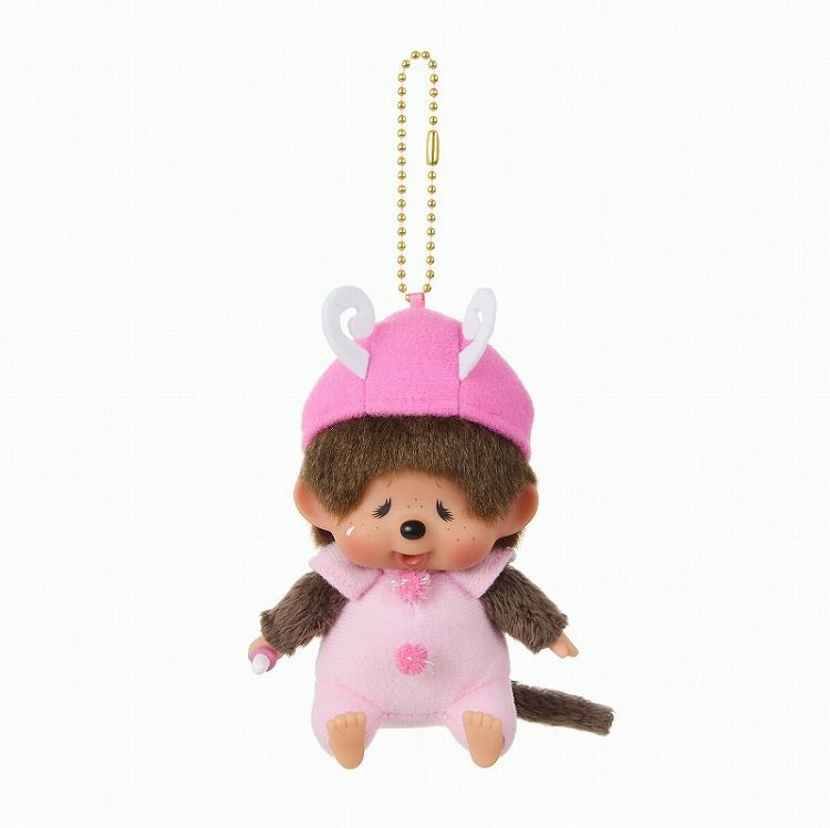 Monchhichi | Mascot Holder Plush Keychain Bag Charm SS H11×W8×D6cm (Butterfly)