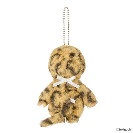 【Limit 1】Monchhichi | Bebichhichi COLORS Plush Keychain Bag Charm 135×85×55mm (Leopard Print)