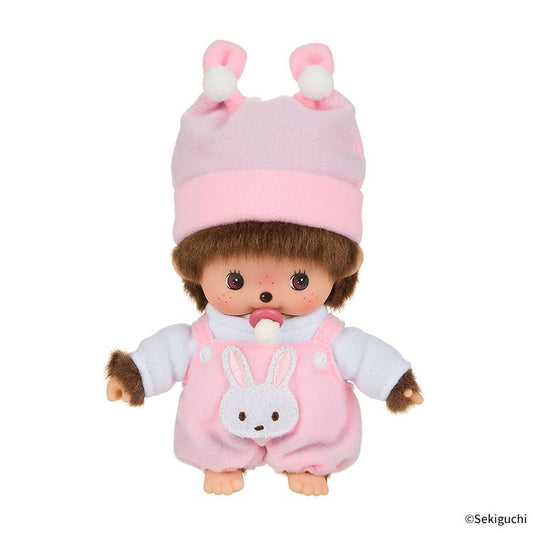 Monchhichi | Bebichhichi Plush Toy Plush Doll 135×100×70mm (Revival Dance Party Babychichi Dress Type Girl Rabbit)