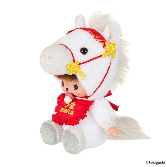 MONCHHICHI | Bebichhichi Plush Toy 150x115x100mm (New Year Zodiac Year of Horse)