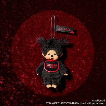 Monchhichi x Stranger Things | Bib ver. Keychain Plush Mascot Bag Charm 150×85×55mm