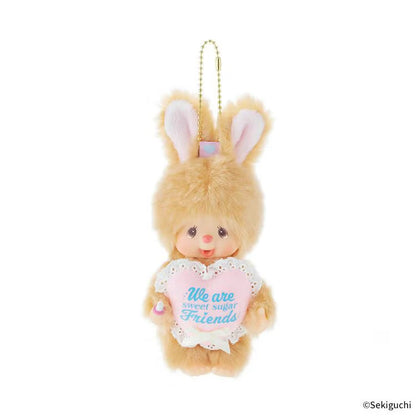Monchhichi | Plush Keychain Bag Charm 170x85x55mm (Sweet Sugar Chimtan)