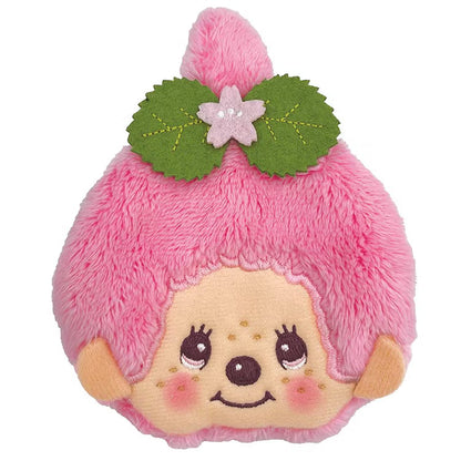 Monchhichi | Mini Gamaguchi Clasp Pouch Coin Purse 97×100×15mm (Sakura Mochi Smile)