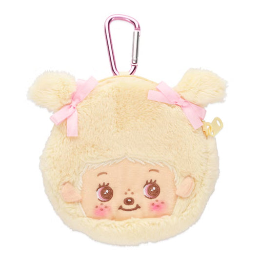 Monchhichi | Babychichi Girl Sweet Color Mini Pouch with Carabiner 120x110x25mm (Cinema Collection)