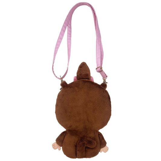 Monchhichi | Girl Plush Pouch Crossbody Bag Shoulder Bag 235x170x40mm (Cinema Collection)