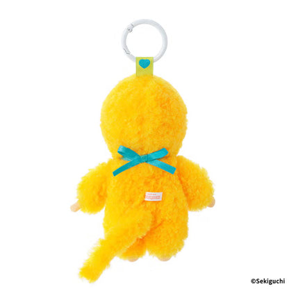 Monchhichi | Plush Keychain Bag Charm 160x85x75mm (Monchhichi-chan : Sweet Lollipop Orange)