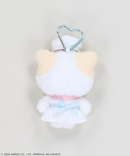 SANRIO | Marshmallow Masyumaro Mascot Holder Bag Charm Keychain 90×55×140mm (Chef)