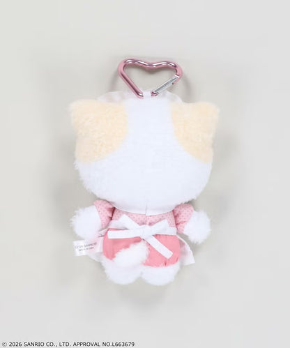SANRIO | Masyumaro Mascot Holder Bag Charm Keychain 90×55×140mm (Maid Server)