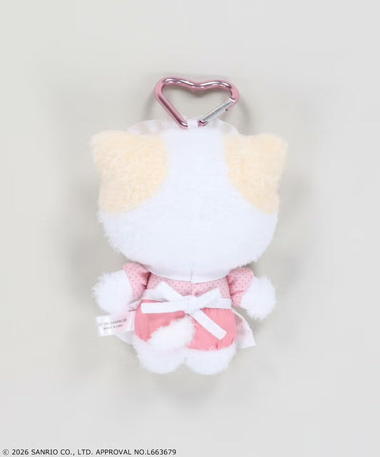 SANRIO | Masyumaro Mascot Holder Bag Charm Keychain 90×55×140mm (Maid Server)