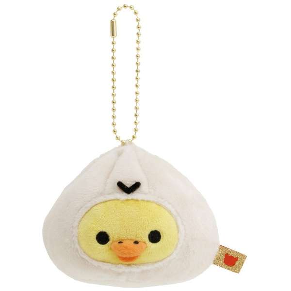 San-X | Rilakkuma Kiiroitori Mascot Holder Plush Keychain W80Mm×H70Mm×D80Mm (Chinese Style)