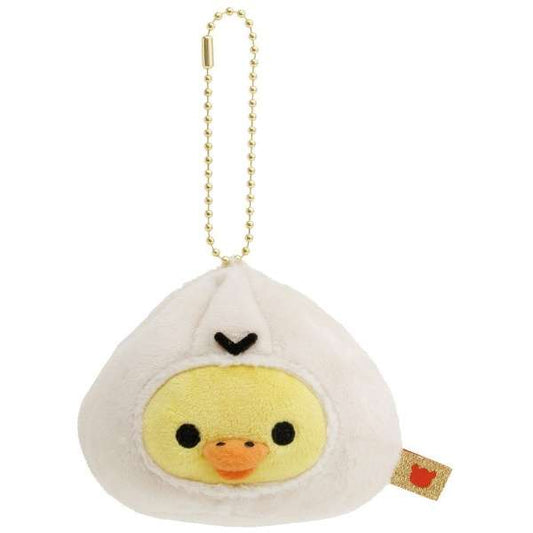 San-X | Rilakkuma Kiiroitori Mascot Holder Plush Keychain W80Mm×H70Mm×D80Mm (Chinese Style)