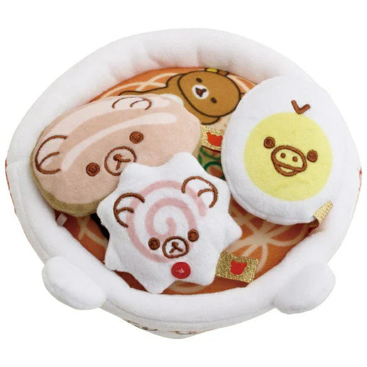 San-X | Rilakkuma Great Chinese Ramen Set Plush Doll Toy W150Mm×H100Mm×D150Mm