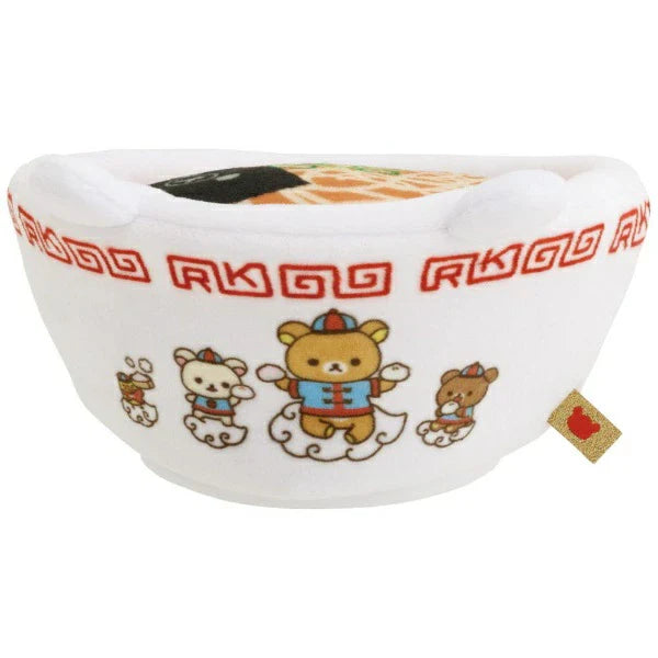 San-X | Rilakkuma Great Chinese Ramen Set Plush Doll Toy W150Mm×H100Mm×D150Mm