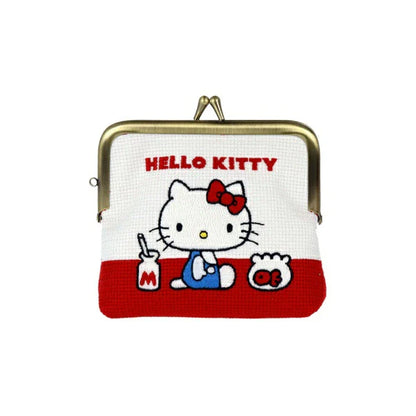 SANRIO | Hello Kitty Mini Embroidered Clasp Pouch 135×130×45mm