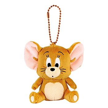 Tom & Jerry | Plush Keychain Mascot Holder Bag Charm H110×W90×D70mm (Jerry)