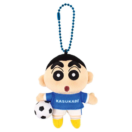 Crayon Shin chan | Club Activity Mascot Keychain Bag Charm 120×85×50mm (Football Club)
