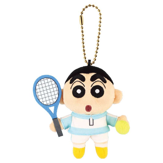 Crayon Shin chan | Club Activity Mascot Keychain Bag Charm 120×85×50mm (Tennis Club)